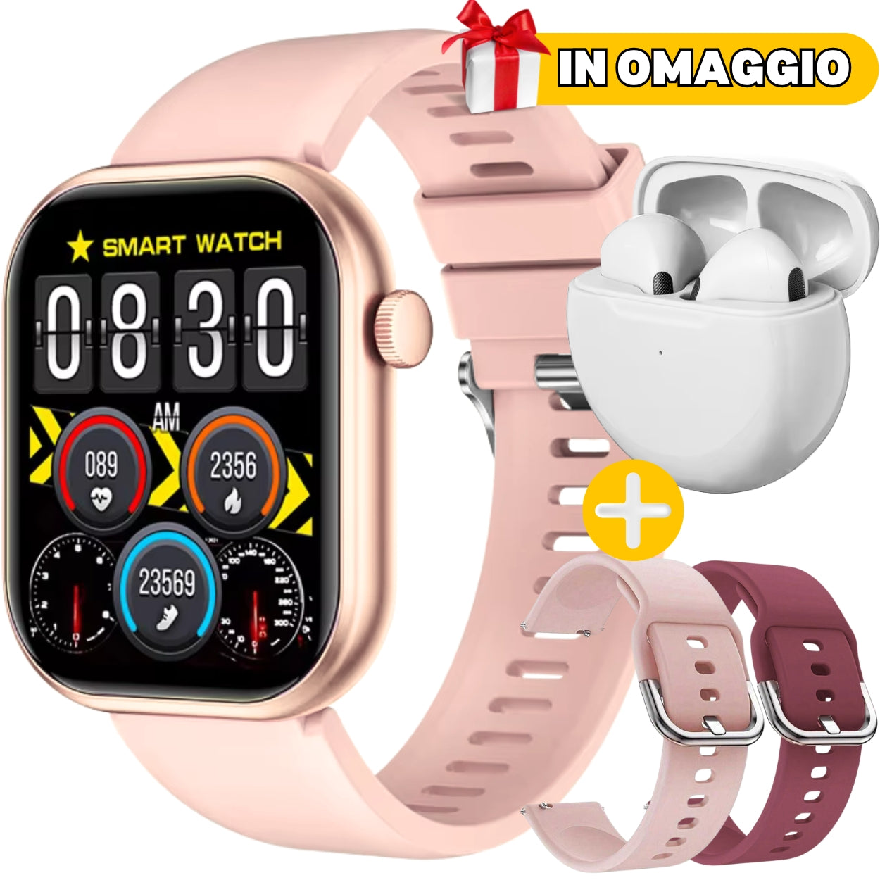 Cinturino In Acciaio Inox Per Smartwatch XINGHESF C20 E Slothcloud C20 - Regolabile, Con Strumento Di Montaggio - 3