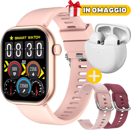ChronosWatch GT10 + 2 Cinturini + Cuffie Wireless IN OMAGGIO🎁