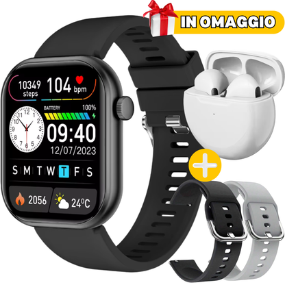 ChronosWatch GT10 + 2 Cinturini + Cuffie Wireless IN OMAGGIO🎁